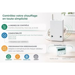 Récepteur - DELTIA DORE - RF 660 FP - 4 ordres - Technologie radio sa
