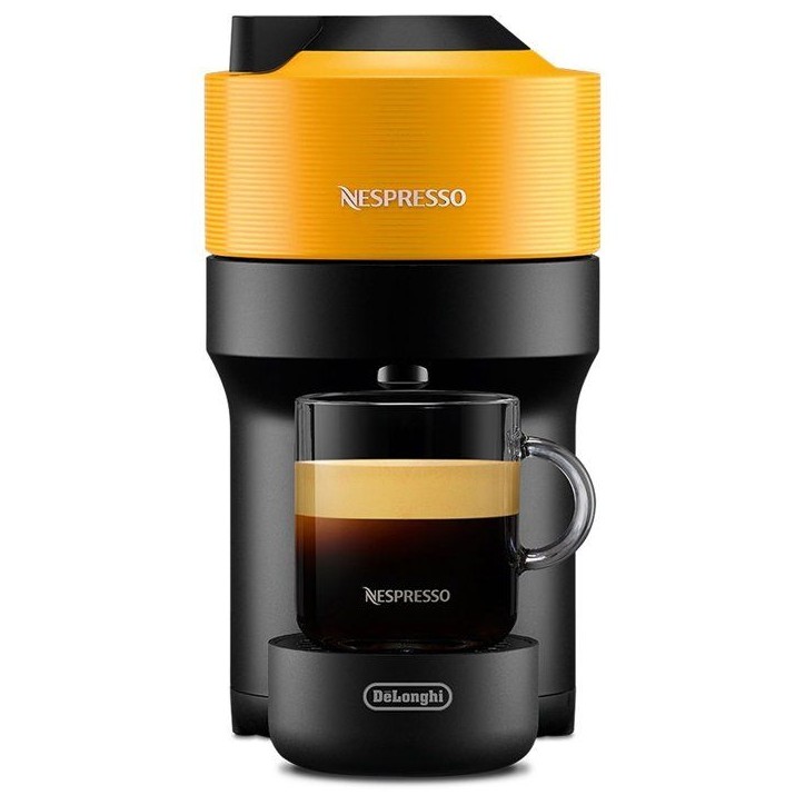 Machine a café capsules - Nespresso - De'Longhi - Vertuo pop - ENV90.Y - Jaune - 7 capsules Nespresso incluses Machine a café capsules - Nespresso - De'Longhi - Vertuo pop - ENV90.Y - Jaune - 7 capsules Nespresso incluses