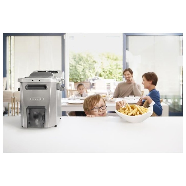 DELONGHI F44532CZ Friteuse électrique semi-professionnelle PremiumFry - Inox DELONGHI F44532CZ Friteuse électrique semi-professionnelle PremiumFry - Inox