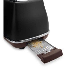 Grille-pain - DELONGHI - CTOV2103.BK - 900 W - 2 fentes - Noir mat / C
