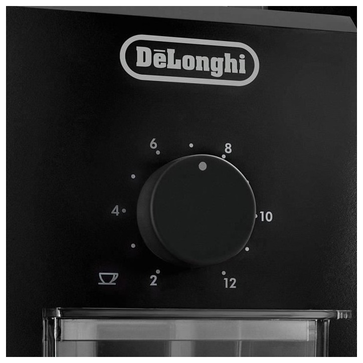 Moulin a café électrique - DELONGHI KG79 - Capacité 120g - 17 niveaux de broyage - Noir Moulin a café électrique - DELONGHI KG79 - Capacité 120g - 17 niveaux de broyage - Noir