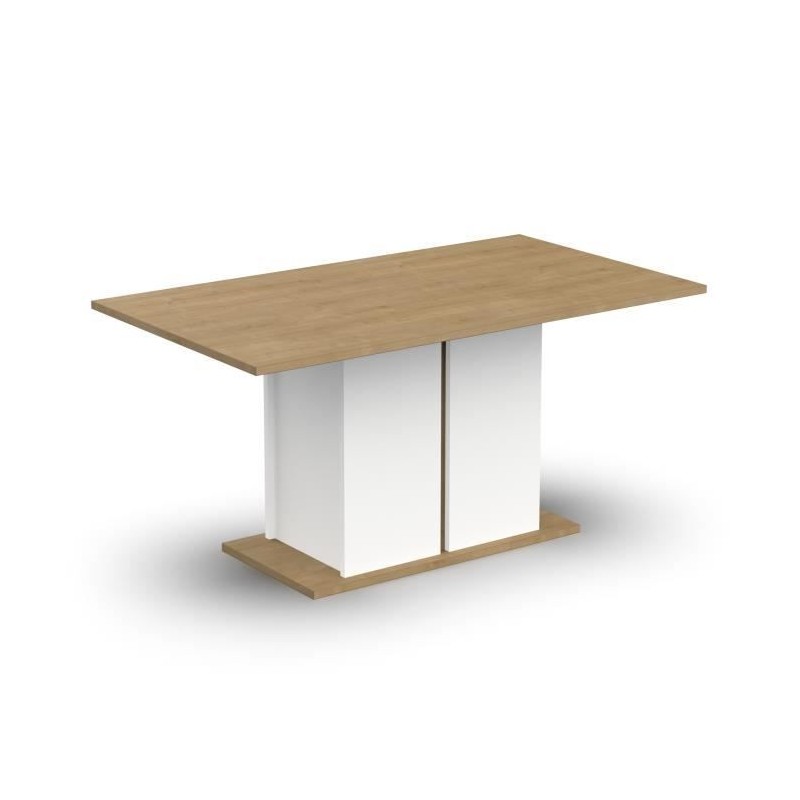 Table a manger seule ACCESS - 6 personnes - Décor chene Hamilton et b