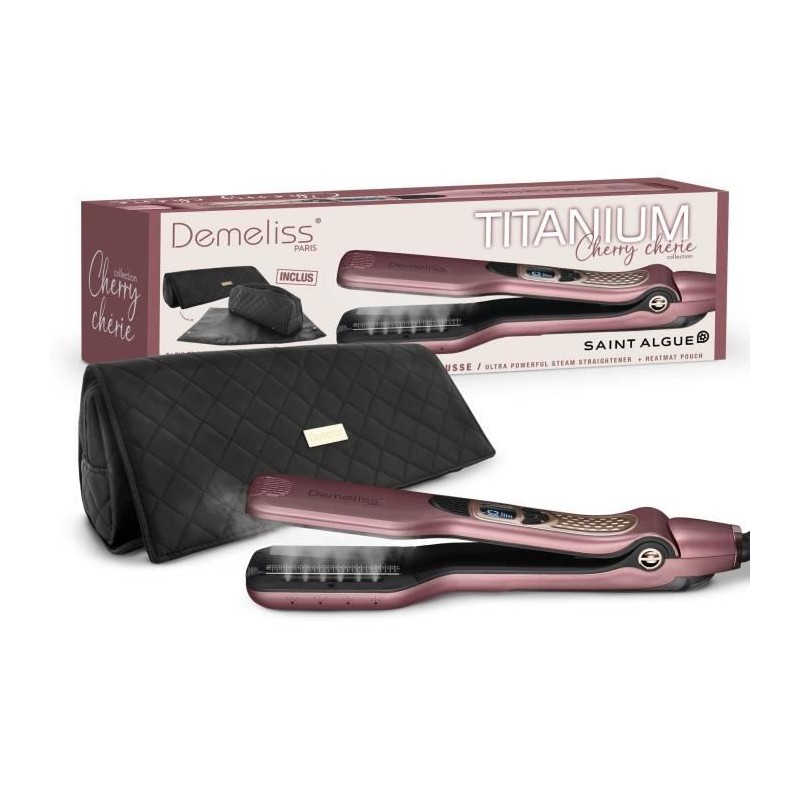 Lisseur Titanium - DEMELISS - 5 températures - 40 ml - Max 230° - Ch