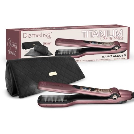 Lisseur Titanium - DEMELISS - 5 températures - 40 ml - Max 230° - Ch