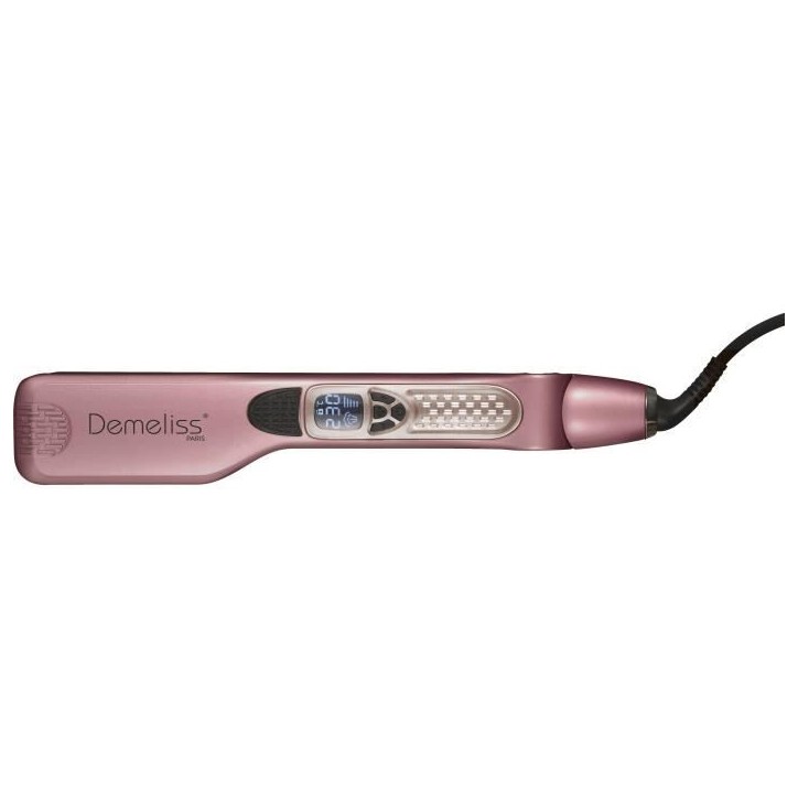 Lisseur Titanium - DEMELISS - 5 températures - 40 ml - Max 230° - Cherry Chérie Lisseur Titanium - DEMELISS - 5 températures - 40 ml - Max 230° - Cherry Chérie