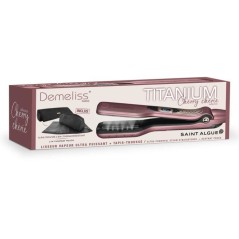 Lisseur Titanium - DEMELISS - 5 températures - 40 ml - Max 230° - Ch