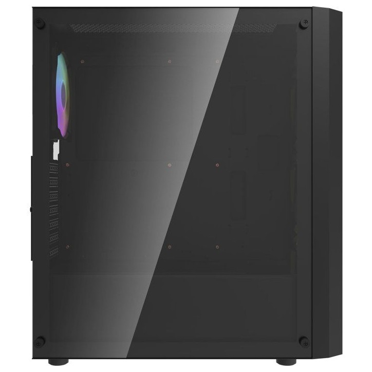 DARKFLASH - DF-DK351CL6-BK - DK351 - Boitier PC sans alimentation - Moyen tour - Format ATX - Noir DARKFLASH - DF-DK351CL6-BK - DK351 - Boitier PC sans alimentation - Moyen tour - Format ATX - Noir