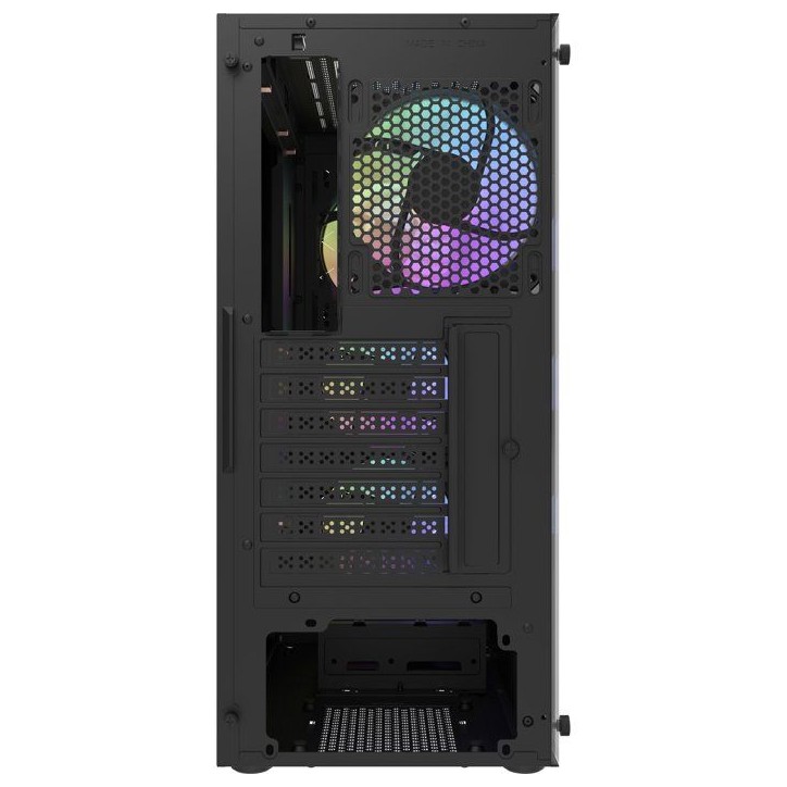 DARKFLASH - DF-DK351CL6-BK - DK351 - Boitier PC sans alimentation - Moyen tour - Format ATX - Noir DARKFLASH - DF-DK351CL6-BK - DK351 - Boitier PC sans alimentation - Moyen tour - Format ATX - Noir