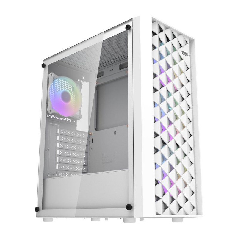 DARKFLASH - DF-DK351CL6-WH - DK351 - Boitier PC sans alimentation - Mo