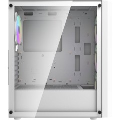 DARKFLASH - DF-DK351CL6-WH - DK351 - Boitier PC sans alimentation - Moyen tour - Format ATX - Blanc