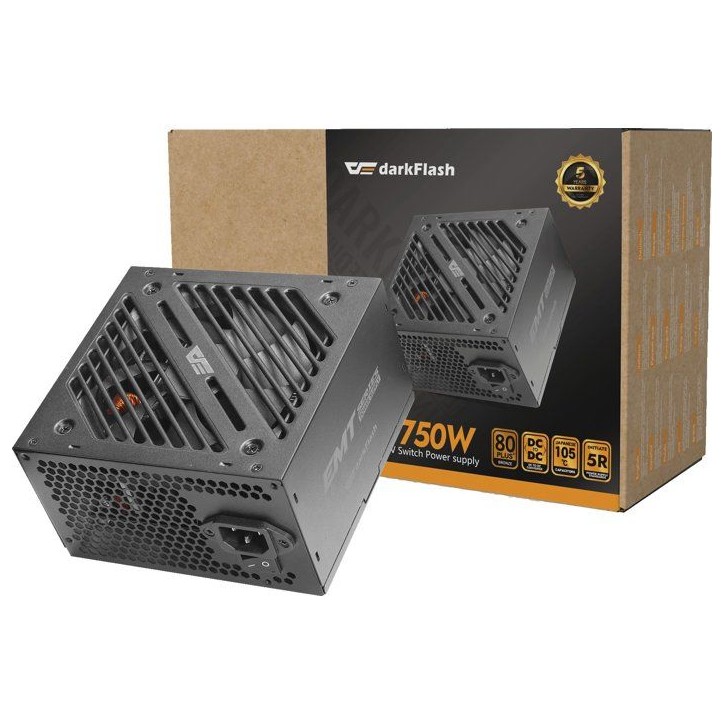 DARKFLASH EMT - Alimentation PC non modulaire - 750 W - 80Plus Bronze DARKFLASH EMT - Alimentation PC non modulaire - 750 W - 80Plus Bronze