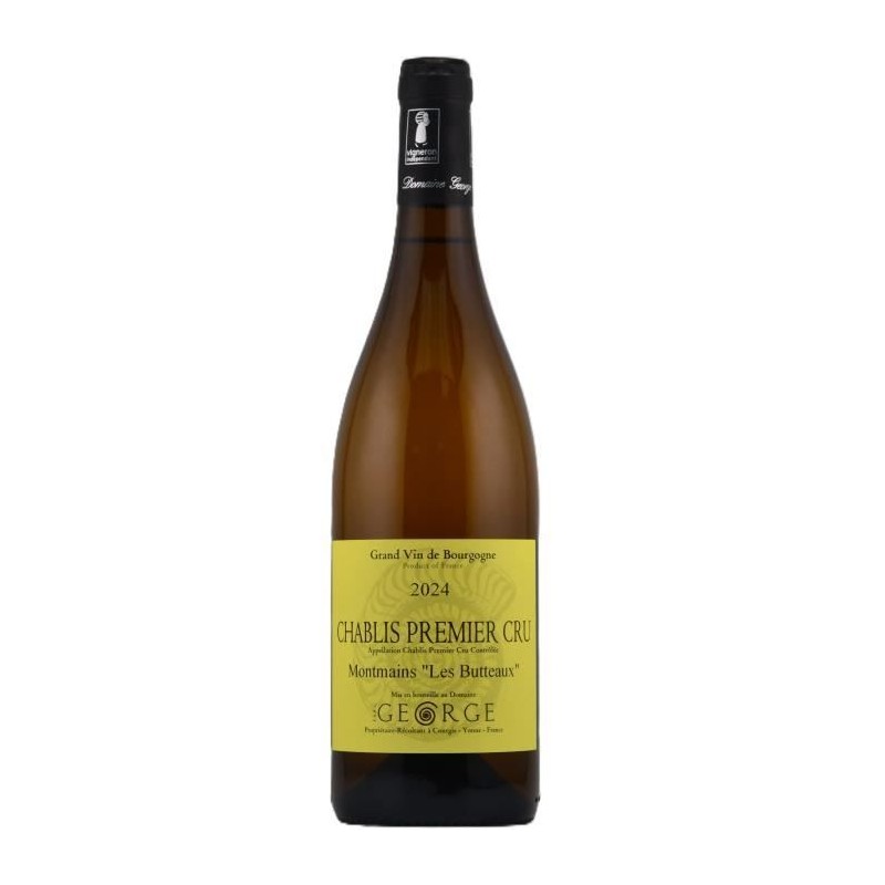 Domaine George Montmains Les Butteaux 2024 Chablis 1er cru - Vin blanc