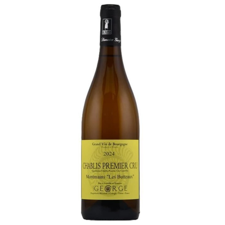 Domaine George Montmains Les Butteaux 2024 Chablis 1er cru - Vin blanc de Bourgogne