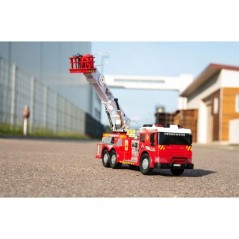 Dickie Camion de pompiers télécommandé a échelle extensible rouge
