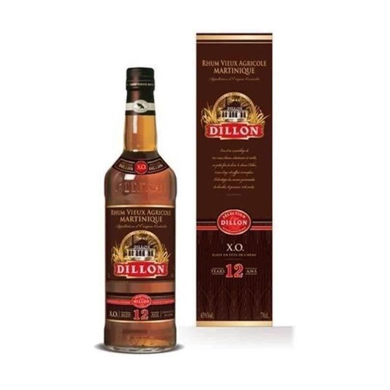 Rhum vieux Dillon 12 ans 45° 70cl