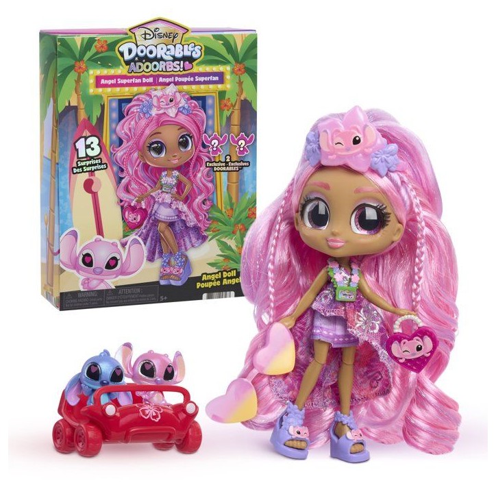 Poupée - DISNEY Doorables - Adoorbs Angel - 14 cm - Des 5 ans Poupée - DISNEY Doorables - Adoorbs Angel - 14 cm - Des 5 ans