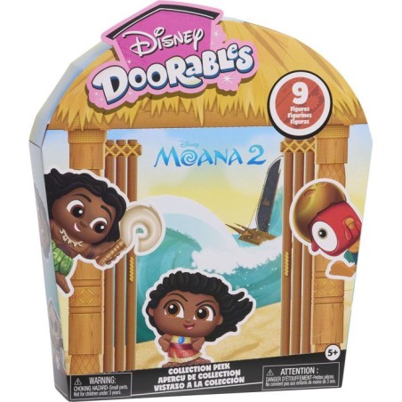 Doorables Vaiana Coffret collector, Doorables Disney, Figurine a collectionner de 3,8 cm, Des 5 ans