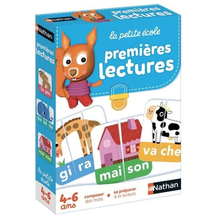 NATHAN La Petite Ecole - Premieres Lectures - Jeu éducatif NATHAN La Petite Ecole - Premieres Lectures - Jeu éducatif