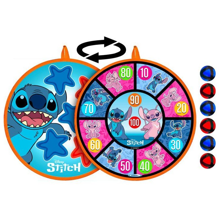 Cible et balles fléchettes - DISNEY - Stitch - Scratch - 36 cm Cible et balles fléchettes - DISNEY - Stitch - Scratch - 36 cm