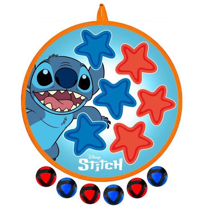 Cible et balles fléchettes - DISNEY - Stitch - Scratch - 36 cm Cible et balles fléchettes - DISNEY - Stitch - Scratch - 36 cm