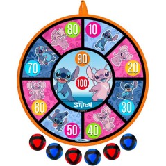 Cible et balles fléchettes - DISNEY - Stitch - Scratch - 36 cm