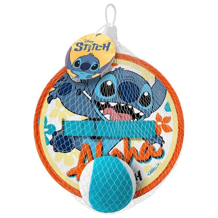 Jeu de lance-attrape balle - DISNEY - Stitch - 2 raquettes scratch Jeu de lance-attrape balle - DISNEY - Stitch - 2 raquettes scratch