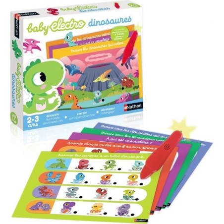Jeu éducatif électronique - NATHAN - Baby Electro - Dinosaures - 2 a