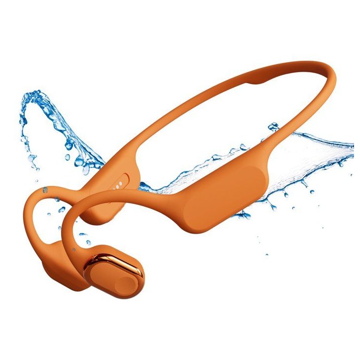 Écouteurs a conduction osseuse sans fil - D-JIX - TRITON 600 - Bluetooth + MP3 - 32 Go - Autonomie 2h15 - Orange Écouteurs a conduction osseuse sans fil - D-JIX - TRITON 600 - Bluetooth + MP3 - 32 Go - Autonomie 2h15 - Orange
