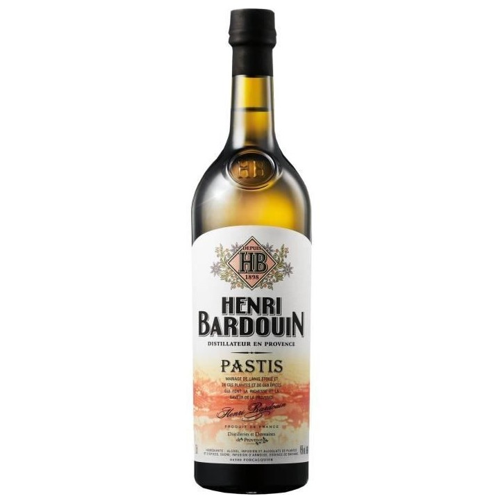 Henri Bardouin Pastis - Apéritif anisé - 45,0% Vol. - 150 cl