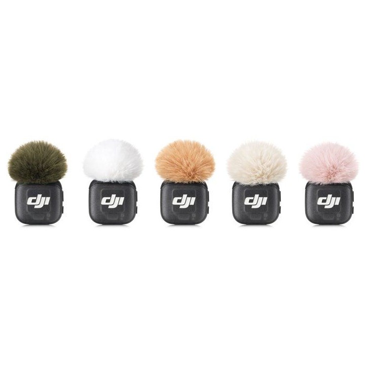 Protege-vent - DJI - Mic 3 - Avec 5 bonnettes anti-vent de différentes couleurs Protege-vent - DJI - Mic 3 - Avec 5 bonnettes anti-vent de différentes couleurs