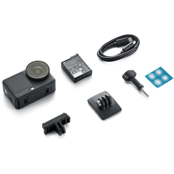 Caméra sport - DJI - Osmo Action 6 Standard Combo - Capteur carré 1/1,1- Autonomie 4 h - Stockage 50 Go - Étanchéité a 20 m Caméra sport - DJI - Osmo Action 6 Standard Combo - Capteur carré 1/1,1- Autonomie 4 h - Stockage 50 Go - Étanchéité a 20 m
