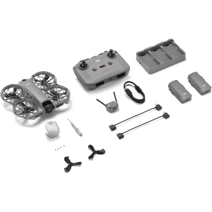 Drone - DJI - Neo 2 Fly More Combo - Caméra 1/1.3'' 48 MP - Vidéo 4K HDR - Kit 3 batteries Drone - DJI - Neo 2 Fly More Combo - Caméra 1/1.3'' 48 MP - Vidéo 4K HDR - Kit 3 batteries