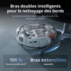DJI ROMO P - Robot Aspirateur Laveur avec Station - Design Transparent