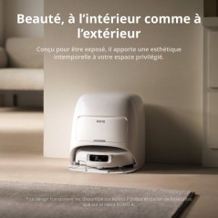 DJI ROMO S - Robot Aspirateur Laveur avec Station - 25 000 Pa - Détec
