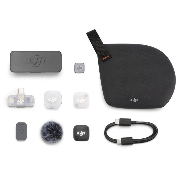 Micro sans fil - DJI - Mic Mini 2 - 1 TX - 1 RX mobile - Boîtier de charge Micro sans fil - DJI - Mic Mini 2 - 1 TX - 1 RX mobile - Boîtier de charge