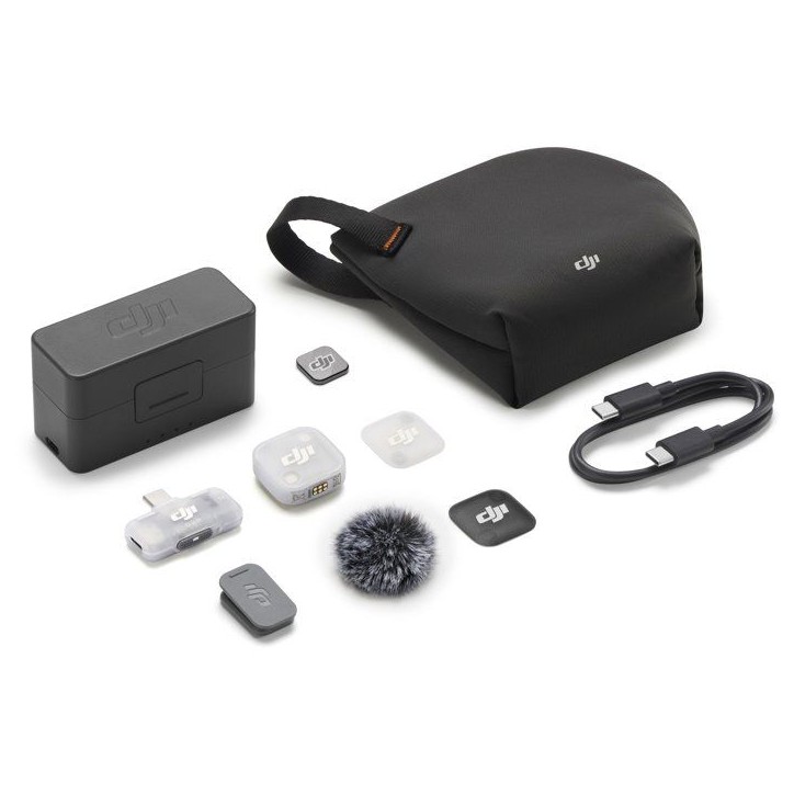 Micro sans fil - DJI - Mic Mini 2 - 1 TX - 1 RX mobile - Boîtier de charge Micro sans fil - DJI - Mic Mini 2 - 1 TX - 1 RX mobile - Boîtier de charge
