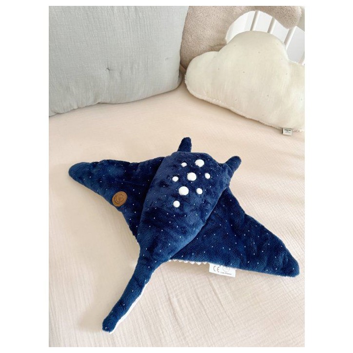 Peluche veilleuse - Raie dodo dreamer - DODO D'AMOUR - 141532 - Sleep trainer - Des la naissance Peluche veilleuse - Raie dodo dreamer - DODO D'AMOUR - 141532 - Sleep trainer - Des la naissance