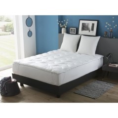 Surmatelas DODO - Moelleux - 90 x 190 cm - Blanc