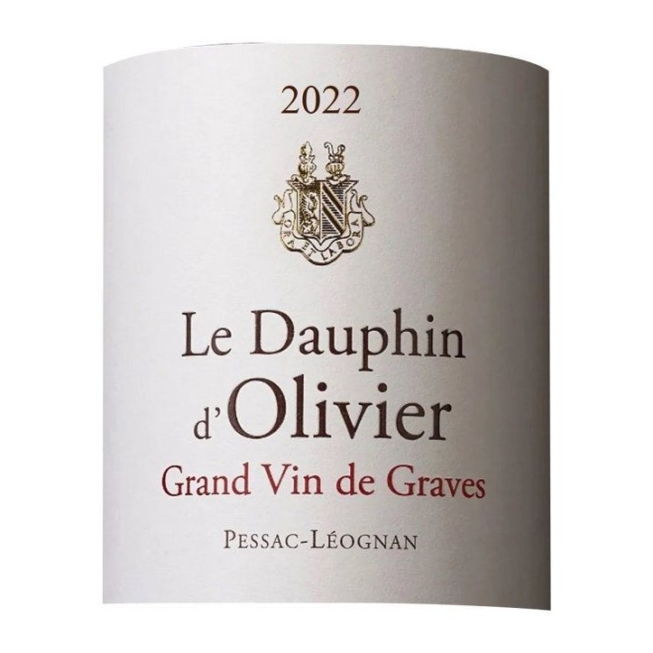 Le Dauphin d'Olivier 2022 Pessac-Léognan Grand Cru - Vin rouge de Bordeaux