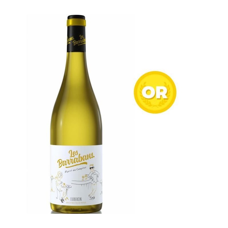 Les Barrabans 2024 Luberon - Vin blanc de la Vallée du Rhône Les Barrabans 2024 Luberon - Vin blanc de la Vallée du Rhône