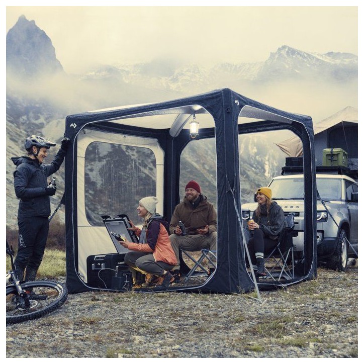 Abri de camping gonflable - DOMETIC - HUB - Un seul point de gonflage Air Frame - Etanche - Dimensions 2,3 x 2,3 x 2,3 m