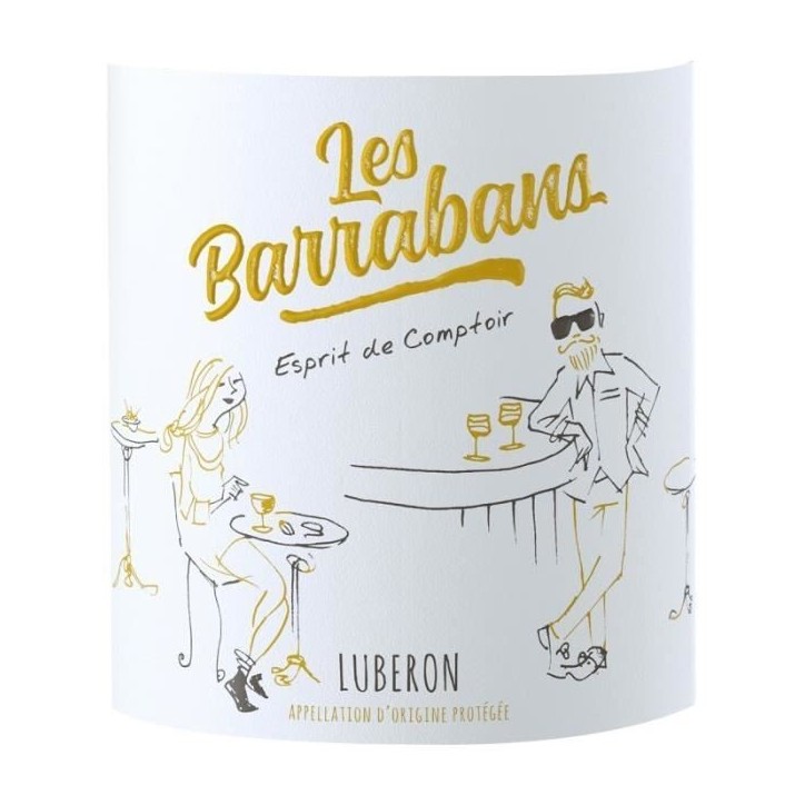 Les Barrabans 2024 Luberon - Vin blanc de la Vallée du Rhône Les Barrabans 2024 Luberon - Vin blanc de la Vallée du Rhône