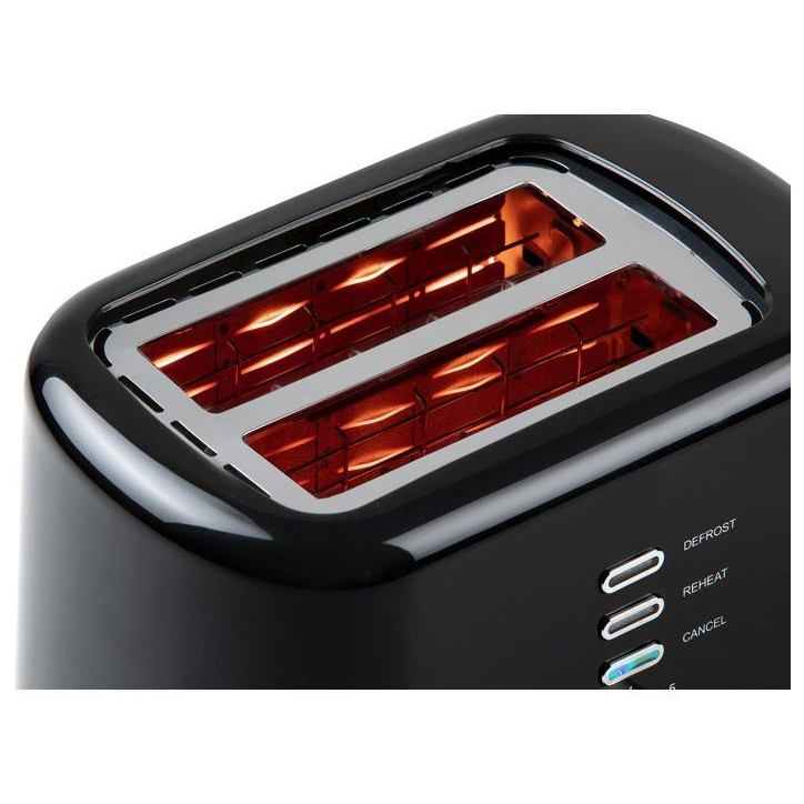 Grille-pain électrique - DOMO - DO963T - 800 W - 2 fentes - Noir Grille-pain électrique - DOMO - DO963T - 800 W - 2 fentes - Noir
