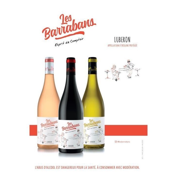 Les Barrabans 2024 Luberon - Vin blanc de la Vallée du Rhône Les Barrabans 2024 Luberon - Vin blanc de la Vallée du Rhône
