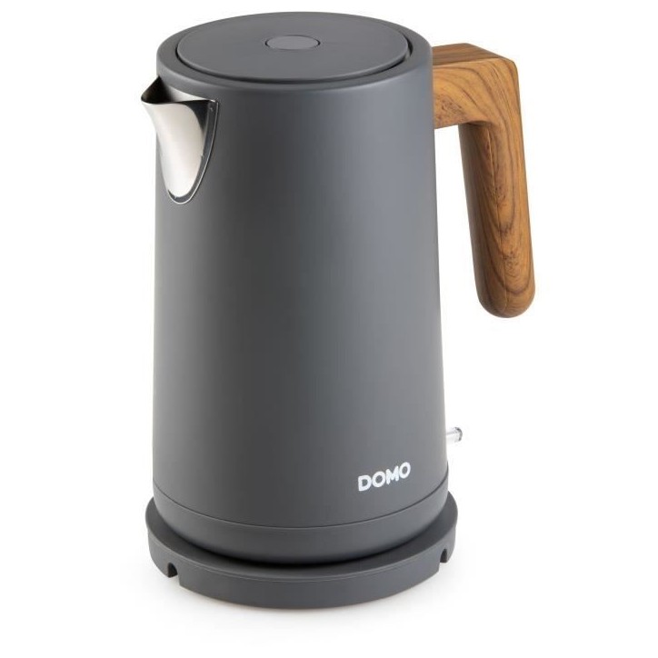 Bouilloire électrique - DOMO - DO9268WK - 2200 W - 1,7 L - Socle 360° - Noir / Bois Bouilloire électrique - DOMO - DO9268WK - 2200 W - 1,7 L - Socle 360° - Noir / Bois