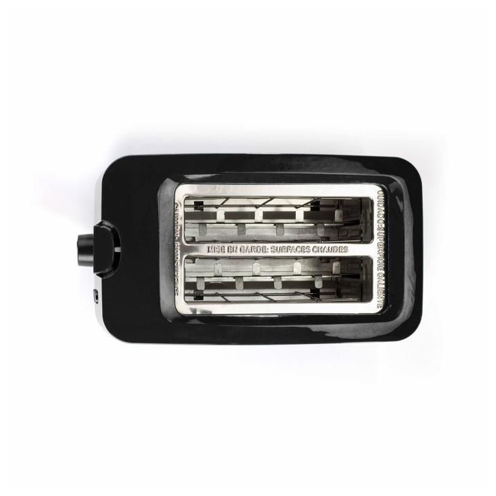 Grille-pain 2 fentes - LIVOO - DOD162N - 750 W - Thermostat réglable : 7 niveaux - Noir Grille-pain 2 fentes - LIVOO - DOD162N - 750 W - Thermostat réglable : 7 niveaux - Noir