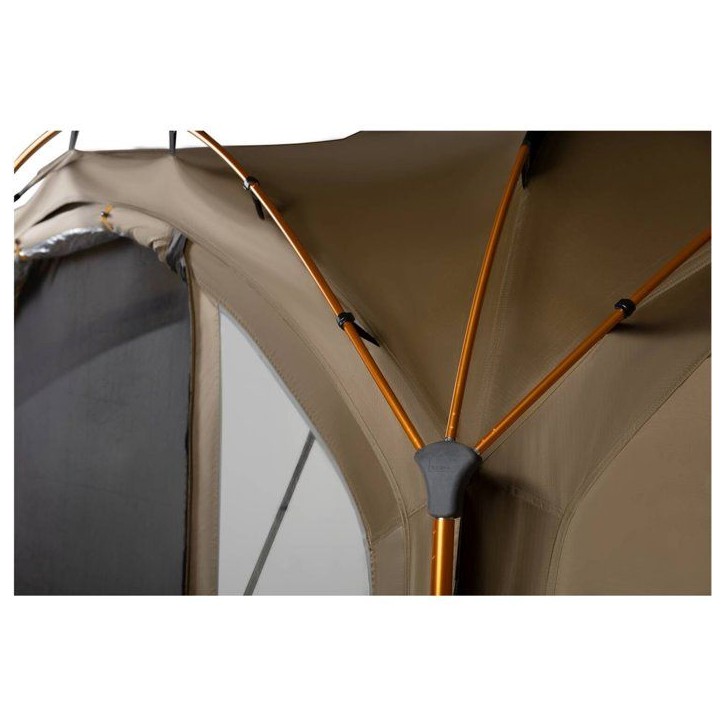 Abris modulaire - KAMPA - MOD 250 Dune - 2,50 x 2,50 m - Armature en aluminium - Brun