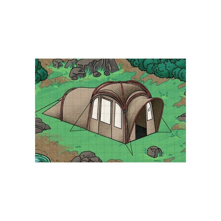 Auvent Canopy - KAMPA - MOD 250 Dune - Arceaux en aluminium - Brun Auvent Canopy - KAMPA - MOD 250 Dune - Arceaux en aluminium - Brun