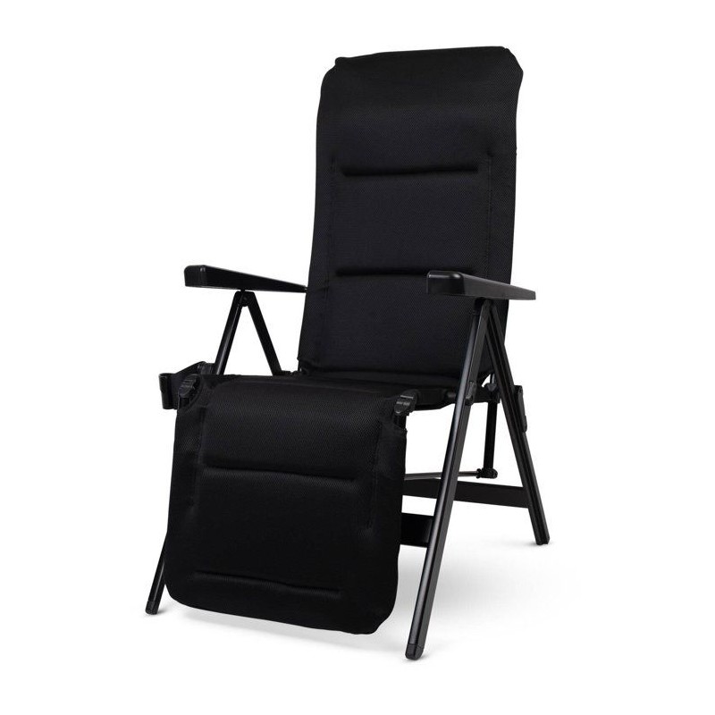 Chaise longue - DOMETIC - Gardina Lounger - Noir - Inclinable - Alumin