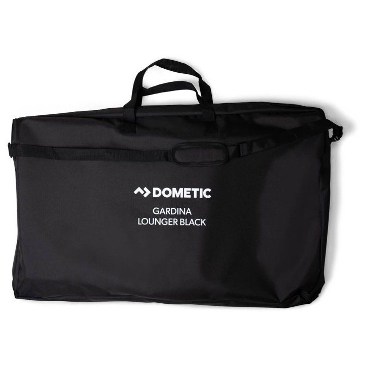 Chaise longue - DOMETIC - Gardina Lounger - Noir - Inclinable - Aluminium - Polyester SoftMesh